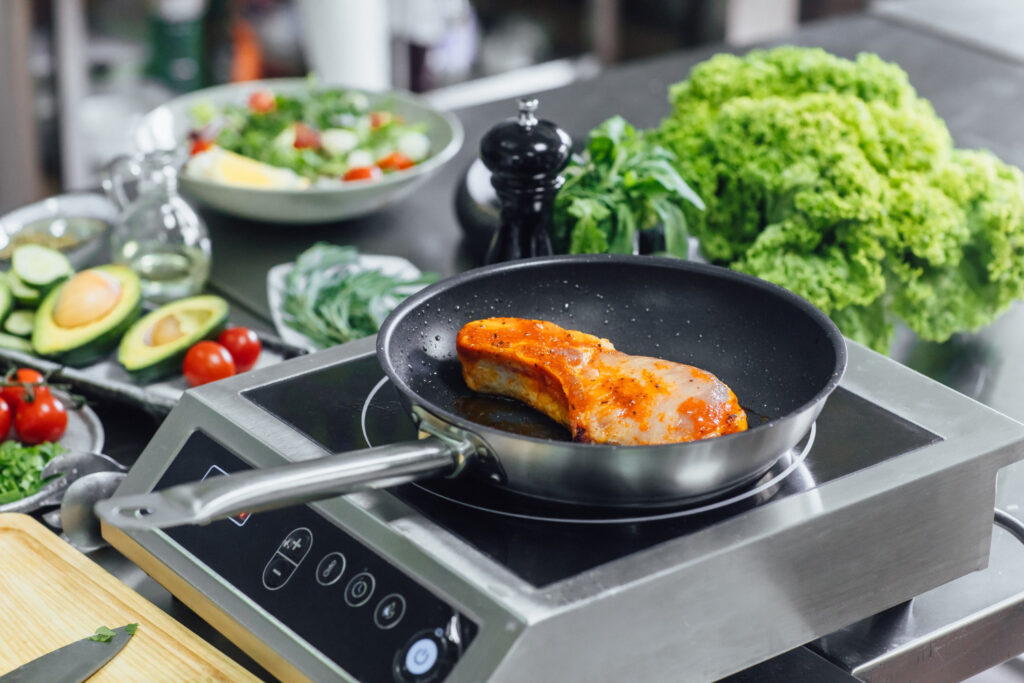 induction cooktop cooking